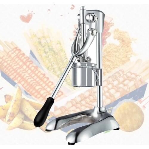 Footlong 30cm French Fries Maker Stainless Steel Potato Chips Making Machine Manual French Fries Cutters Super Long French fries