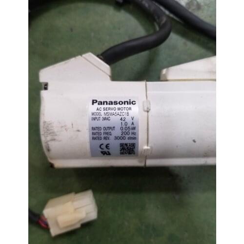 MSMA5AZC1B servo motor , used in good condition . 85% appearance new , good working , free shipping