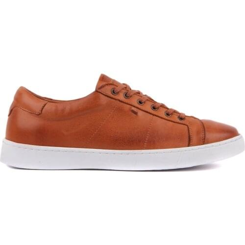 Sail Lakers-Genuine Leather Men Sneaker Spring Summer Casual Shoes Breathable Comfortable