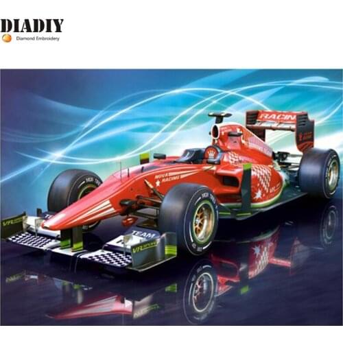 Full round drill 5D DIY Diamond embroidery Racing car Diamond Painting Cross Stitch Rhinestone Mosaic decoration gift