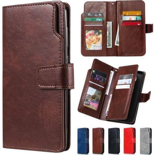 Retro PU Leather Case For Iphone 12 11 X XS XR MAX 7 8 6 6S Plus 5 5S SE 2 2020 Mini Many Card Slot Frame Holders Wallet Cover