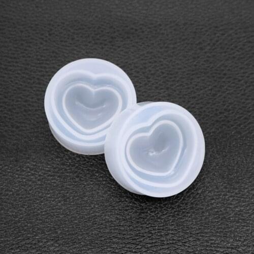 NOT AS LONG DIY Crystal Epoxy Silicone Mold Love Double Love Resin Mold Mirror Surface Making Pendant Creative Handmade Jewelry