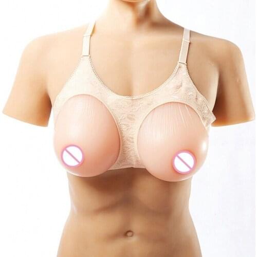 Silicone Fake Breast Form Enhancer Top Quality Soft Boobs Bionic Skin Crossdresser Transgender Queen Transvestite Mastectomy Bra