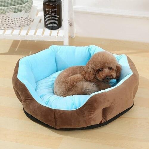 4 Colors Super Soft Pet Bed Dog House Blanket Cozy Home Antiskid Small Puppy Mat Sleeping Cat Dog Bed Quality Pet House
