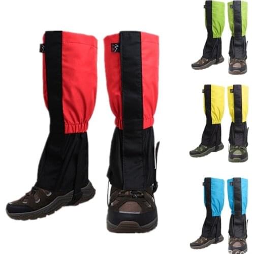 1Pair Skiing Waterproof Leg Covers Lengthen Sand Prevention Watertight Boots Gaiters Camping Climbing Hunting Snow Leg Warmer