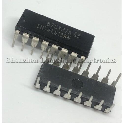 10PCS/LOT New 74LS139 SN74LS139N DIP-16 logic circuit