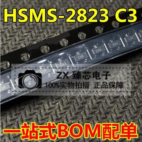 100% New&original In Stock HSMS-2823-TR1G HSMS-2823 Marking:C3* SOT23