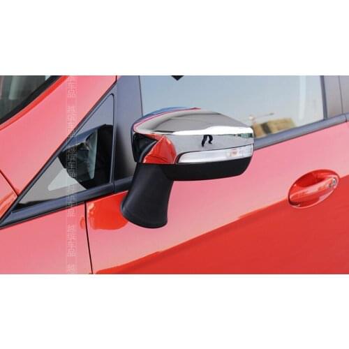 2 Pcs/Set ABS Chrome Rear View Mirror Protection Cover Rearview Mirror Decoration Sticker for Ford Ecosport 2013 2014 2015 2016