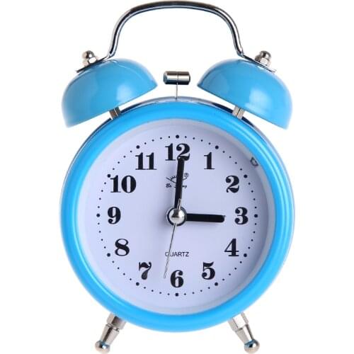 3-inch ringing alarm clock mute with luminous light