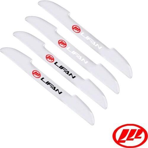 4pcs Car door Prevent impact Transparent strip for lifan 620 ev 530 x50 x70 720 650 300 820 x60 520 630 x70 x40 320 x80