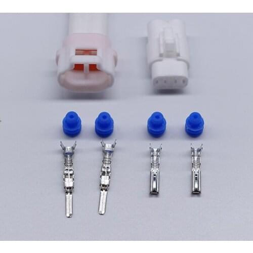 5 Set 2 Pin Sumitomo Female Male Kit Auto Connector PA66 6180-2321 6187-2311 For Honda