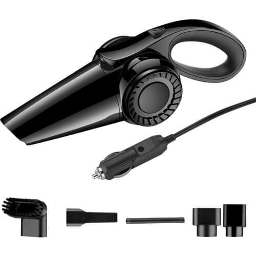 Car Vacuum Cleaner Portable Hand-held High Power Suction Wet And Dry Collector Handheld Auto Inflatable Air Compressor Cleaning