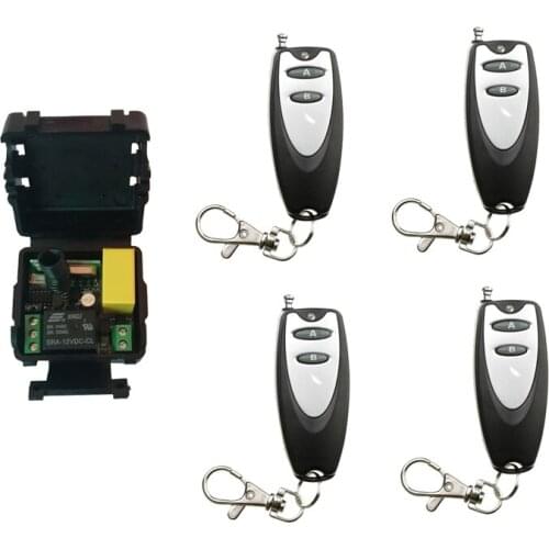 AC 220 V 1CH 10A Relay RF Wireless Remote Control Switch Wireless Light Switch ; Receiver+Transmitter Garage Door lamp/ window