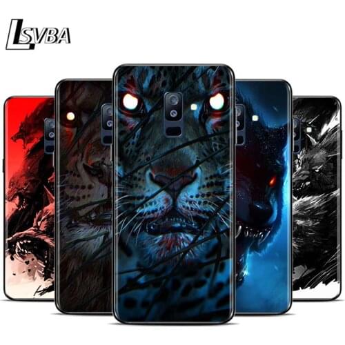 Animal Totem Wolf Lion For Samsung Galaxy A9 A8 A7 A6 A5 A3 Star Plus 2018 2017 2016 Phone Case