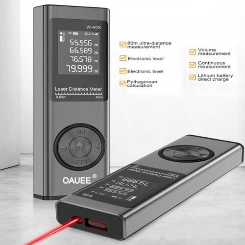 80m Digital Laser Rangefinder Laser Distance Sensors Laser Tape Measure Electronic Angle Sensor Angle Measure Laser RangeFinder