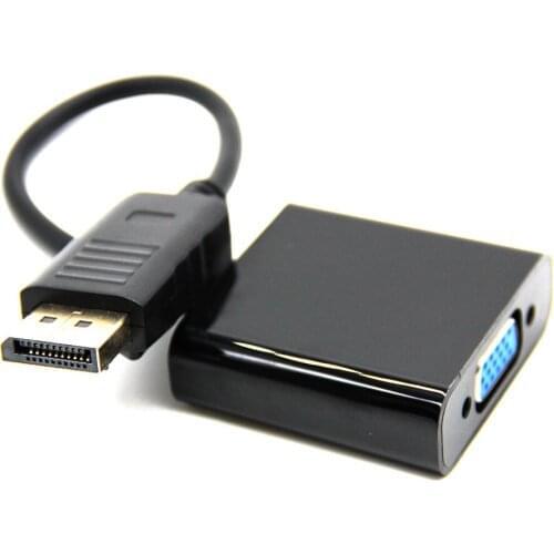 DisplayPort DP to VGA Adapter Cable Male to Female Converter Display Port VGA DP VGA Adapter