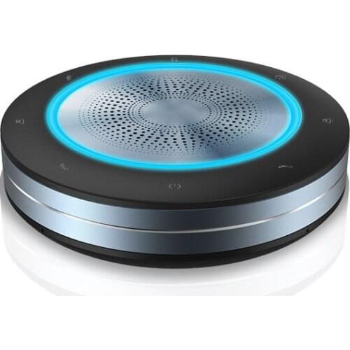 Conferenced used Speakerphone Wireless Omnidirectional Microphone Multipoint Speakerphone Wireless Speaker with Power Bank