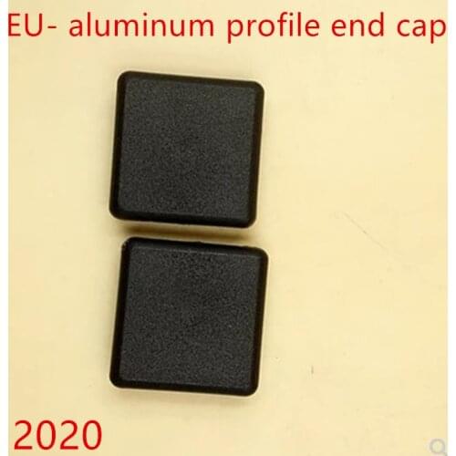 50pcs 2020 aluminum profile nylon Plastic End Cap Cover Plate black for 2020 EU Aluminum Profile