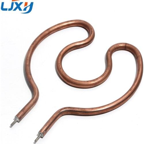 LJXH Small Double Circle Heating Tube Electric Wok Accessories Circular Rod Iron Coil Dry Cooking Pipe Electrothermal Heater