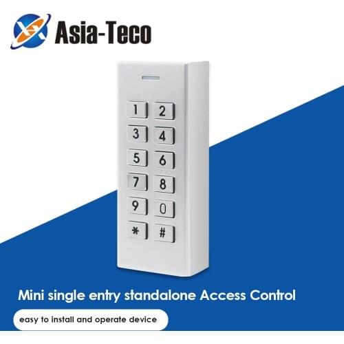 Mini smallest 1000 user Pin password Waterproof IP66 Door Lock opener Access Controller Keypad Door Entry access control reader