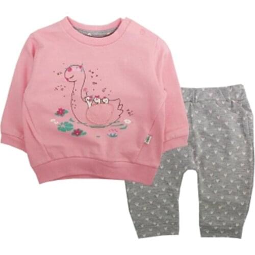 Jaju Baby Powdered Swan 2-PIECE SET