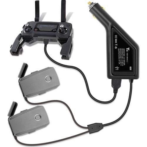 NEW Car Adapter Mavic Air 2 Battery Charger for DJI MAVIC 2 PRO /ZOOM Drone Remote Controller 3in1 dji charging hub