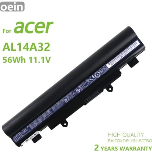Oein Genuine AL14A32 Laptop Battery For Acer for Aspire E14 E15 E5-421 E5-572G E5-471G E5-571 E5-572 E5-471 E5-521 E5-53 V3-472