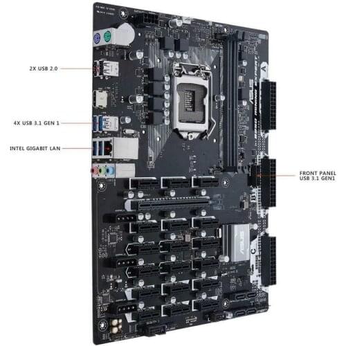 Original Used For ASUS B250 MINING EXPERT DDR4 19PCIE19 Video Card Mining Motherboard For BTC ETH ZEC ETC XMR Mining