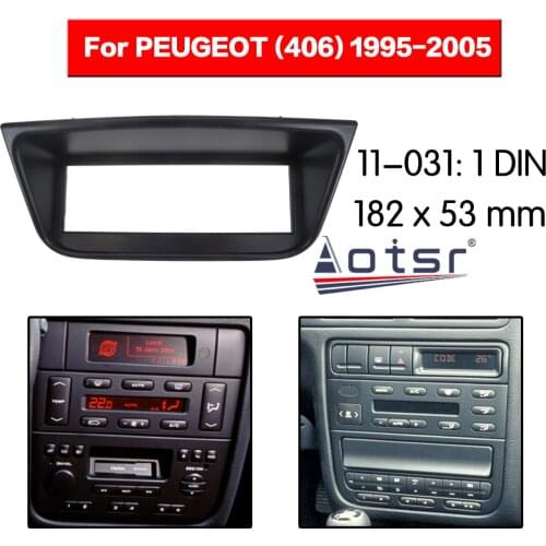 Car Radio frame Audio Fascia For PEUGEOT (406) 1995 - 2005 Car Stereo Radio Fascia Panel Installation Adapter DVD player Frame