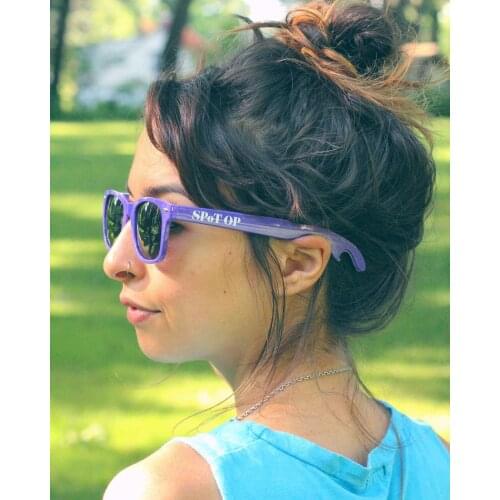 Apulon Promotional Summer Glossy Bottle Opener Custom Printed Sunglasses