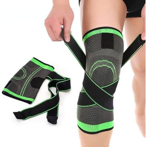 WorthWhile 1PC Sport Pressurized Kneepad Elastic Knee Pads Support Sleeve Basketball Volleyball Brace Training Fitness Protector