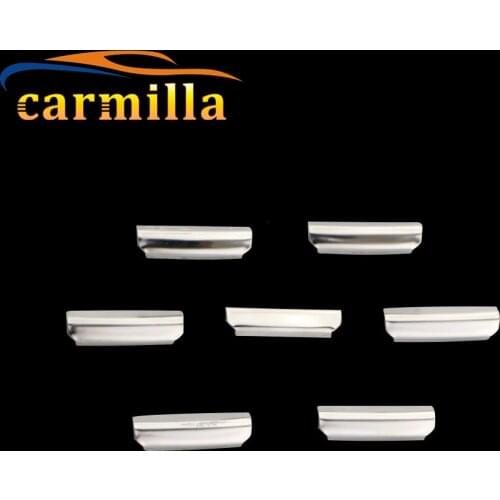 Car Styling Stainless Steel Window Switch Window Button Sequins Decoration Trim Sticker for KIA RIO Sportage R K2 K3 K5 7Pcs/set
