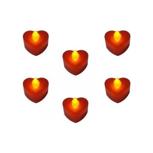 Partici Led Tealight Heart Candle candles and scents свечи и ароматы velas y aromas