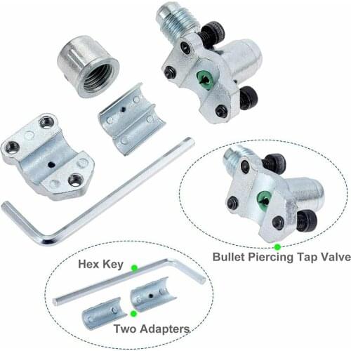 R134A Cap Valve Kit 1.6MPa~3.2MPa R22 1/4\\\" SAE Female Thread A/C BPV31