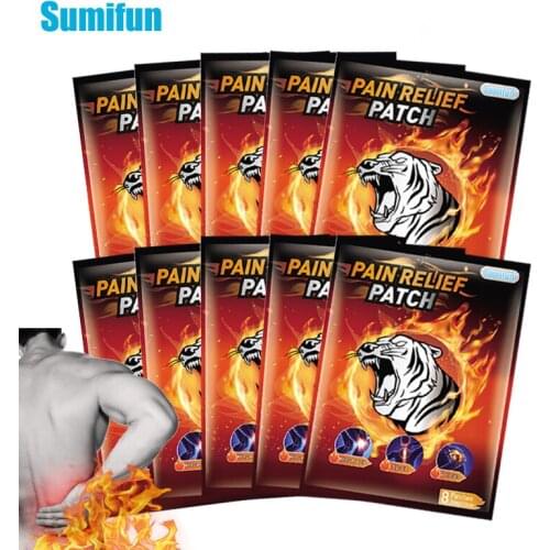 80pcs Tiger Blam Patches Chinese Herbal Analgesic Arthritis Plaster For Neck Back Cervical Knee Joints Muscle Pain Relief Cream