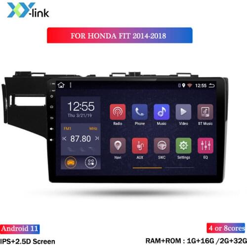 Android car multimedia video player For Honda FIT 2014-2018 GPS navigation system stereo radio audio accessories no 2 din dvd