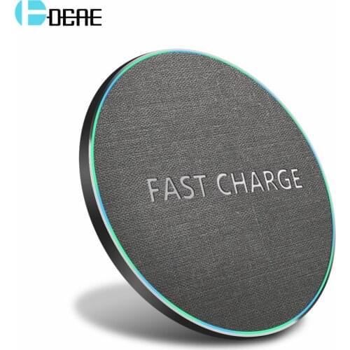 DCAE Fast Wireless Charger 10W Qi Charging Pad For iPhone 11 Pro XS Max XR X 8 AirPods Quick Charge QC 3.0 For Samsung S10 S8 S9