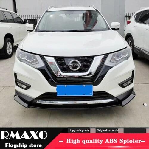 For Nissan X-Trail Body kit spoiler 2014-2019 For X-Trail ABS Rear lip rear spoiler front Bumper Diffuser Bumpers Protector