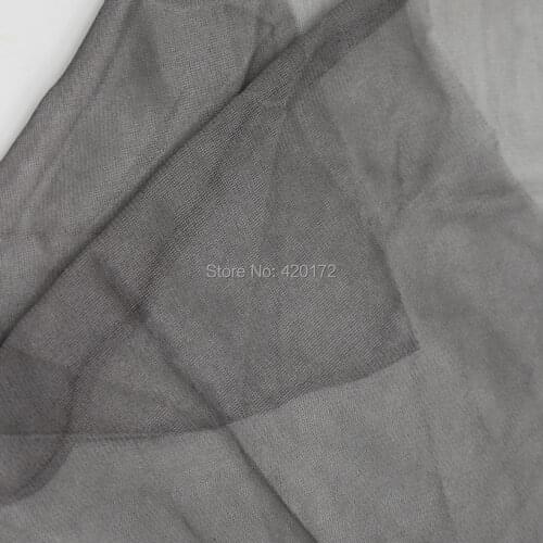 Hot Sale 100% Silver Fiber Fabric Shielding Fabric Silver Fiber Conductive Mesh Fabric RFID Blocking Fabric With Best Pirce