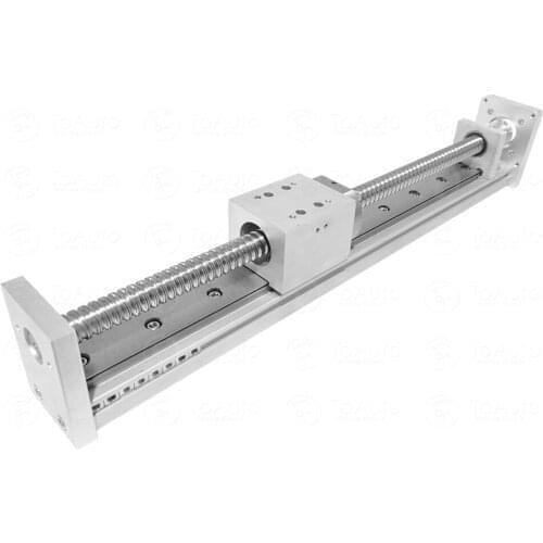 Electric Stroke 400mm Ballscrew C7 CNC Sliding Table SFU1605 Linear Guides Repositioning Resolution 0.05mm for CNC Machine