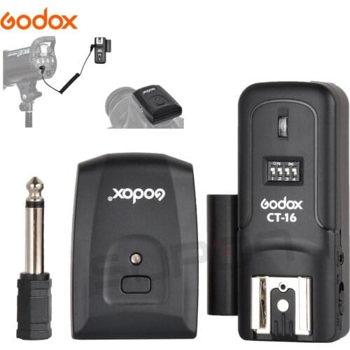 Godox CT-16 16 Channels Wireless Trigger Transmitter and Receiver for Canon Nikon Pentax DSLR Camera Speedlite Studio Light