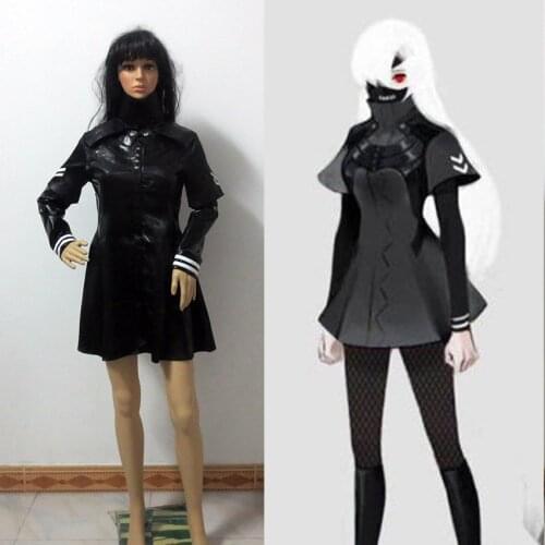 Tokyo Ghoul Cosplay Costume Women female Ken Kaneki Uniform Anime Halloween Costumes for women girls