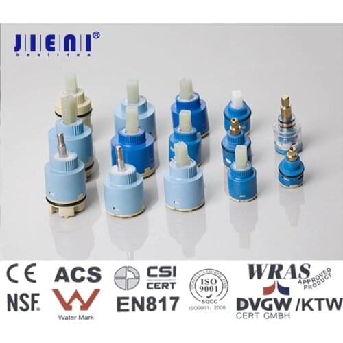 JIENI e_pak Short Tall Faucet Accessories Wholesales And Retai High Quality Faucet Mixer Valve Flat Ceramic Cartridge