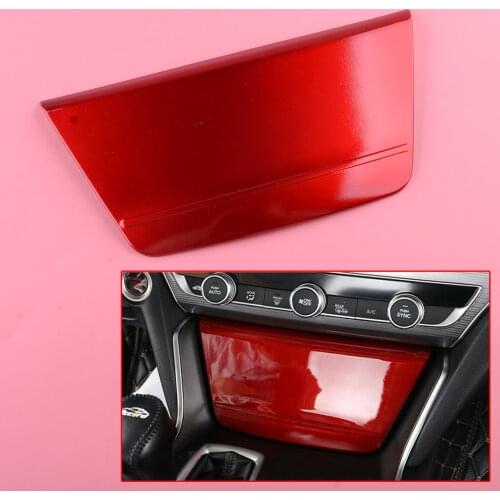 Interior Console Cigarette Lighter Panel Cover Trim Car ABS Red Fit for Honda Accord 10th Generation 2018 2019 2020