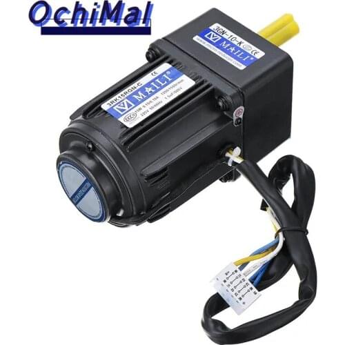 15W 220V AC Gear Reducer Motor 3RK15GN-C Single Phase Variable Speed Motor Reversible Motor 6.9-415RPM