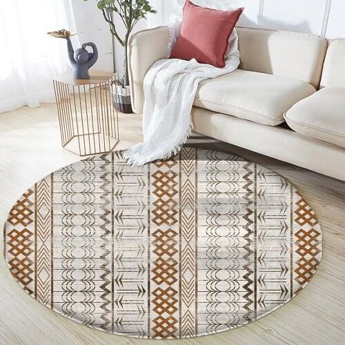 Bohemian Style Non-Slip Rug Flanne Modern Minimalist Geometric Abstract Living Room Bedroom Warm Carpet Mat Home Decor Floor Rug