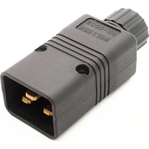 Newest IEC 320 C20 Male Connector Power AC Power Plug Computer power plug 15A 250V power plug Converter
