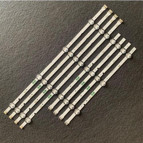 5SET=40PCS LED strip for Samsung UN43J5200 2015 SVS43 FCOM FHD V5DN-430SMA-R1 V5DN-430SMB-R1 BN96-37294A 37295A BN96-38878A