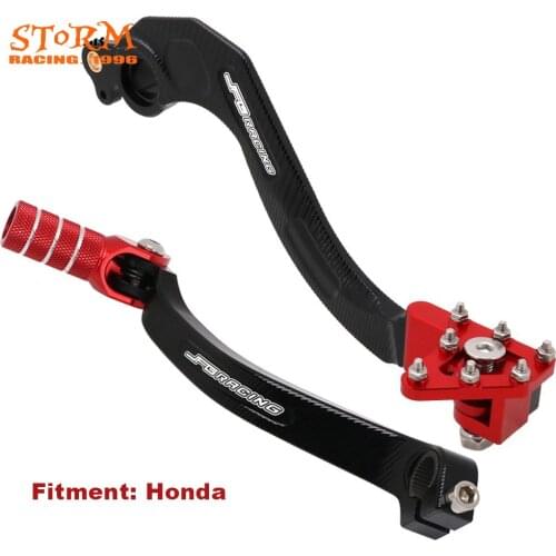 Motocycle CNC Aluminum RED Foldbale Gear Shift Lever Shifter Pedal For HONDA CRF250R CRF 250R 250 2010 2011 2012 2013 2014 2015