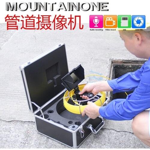 20M 4.3 inch 17mm Handheld Industrial Pipe Sewer Inspection Video Camera IP68 Waterproof Drain Pipe Sewer Inspection Camera Sy